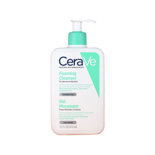 Cerave-Foaming-Cleanser-For-Normal-To-Oily-Skin CERAVE FOAMING CLEANSER 473ML