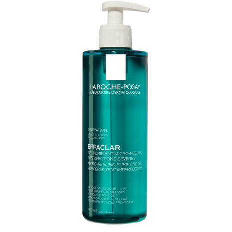LRP LA ROCHE POSAY EFFACLAR GEL PURIFIANT MICRO -PELLING 400 ML