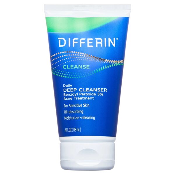 Differin Cleanse Daily Deep Cleanser Benzoyl Peroxide 5%