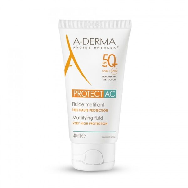 A-DERMA PROTECT AC fluide matifiant spf 50