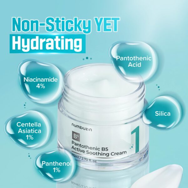 71K4dS-a5dL._SL1500_ numbuzin No.1 Pantothenic B5 Active Soothing Cream