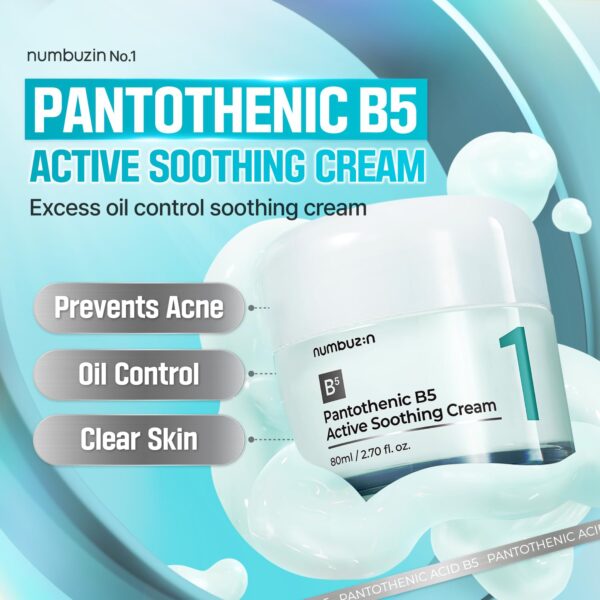 71zQaFt-NVL._SL1500_ numbuzin No.1 Pantothenic B5 Active Soothing Cream