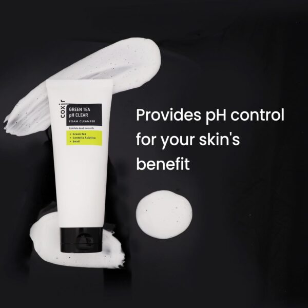 COXIR GREEN TEA PH CLEAR FOAM CLEANSER