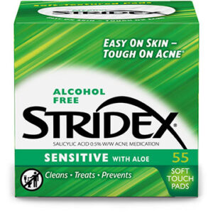 Stridex Sensitive Pads with Aloe 55