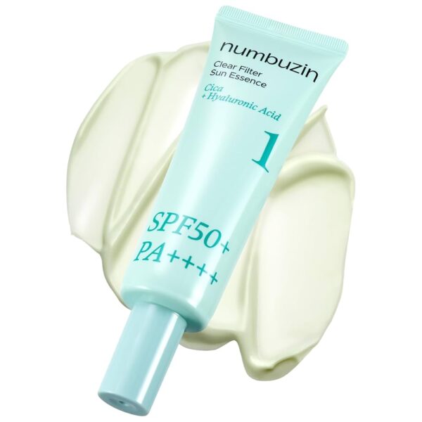61tbhTKxAyL._UF1000,1000_QL80_ NUMBUZIN N1 CLEAR FILTER SUN ESSENCE SPF 50