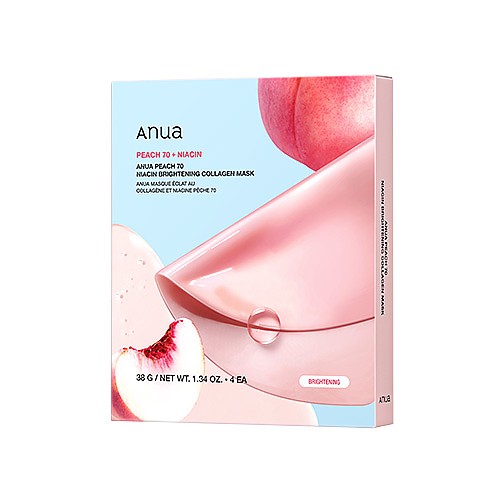thumb-7I2464Sk7J282_500x500 ANUA PEACH 70 NIACIN BRIGHTENING COLLAGEN MASK