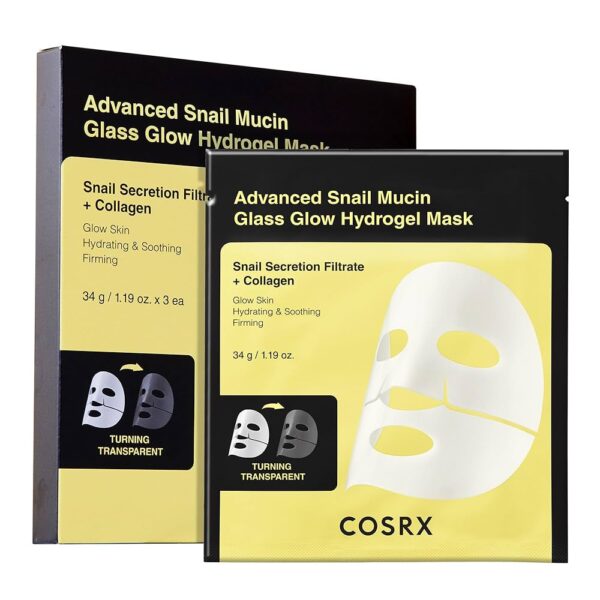 71LgYBkzmZL._UF1000,1000_QL80_ COSRX ADVANCED SNAIL MUCIN GLASS GLOW HYDROGEL MASK