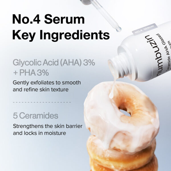 11 Numbuzin No.4 Ceramide AHA Glazed Skin Prep Serum