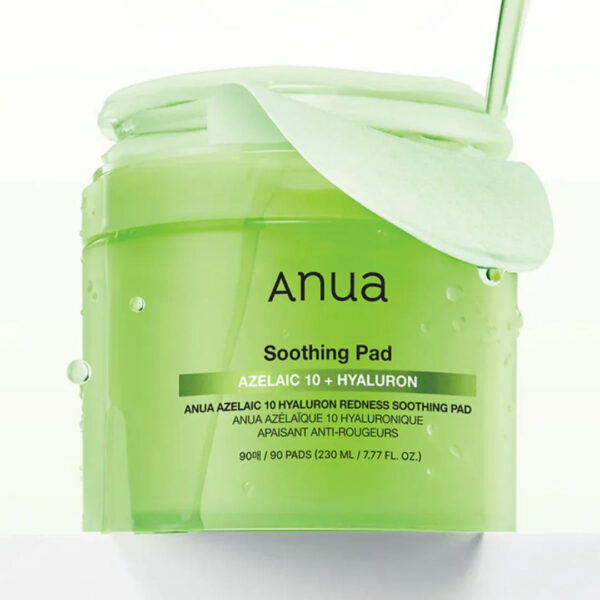 ANUAAzelaicAcid10HyaluronicRednessSoothingPad_png ANUA AZELAIC 10+ HYALURON SOOTHING PAD 90PADS/230ML