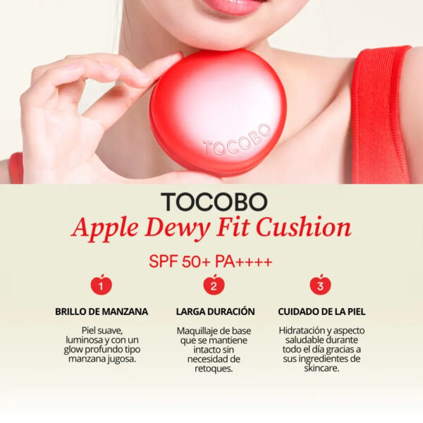 0021155c-722f-4b30-b547-ee762ad3f396 TOCOBO APPLE DEWY FIT CUSHION SPF50+