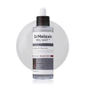 DR.MELAXIN PEEL SHOT EXFOLIATING BLACK RICE AMPOULE