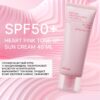 CELIMAX HEART PINK TONE UP SUN CREAM
