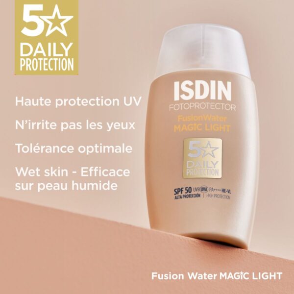 thumbnail_web-fr_3976_th_fpfwmagiccolorlightspf5050ml_characteristics_3 ISDIN FUSION WATER MAGIC LIGHT SPF50