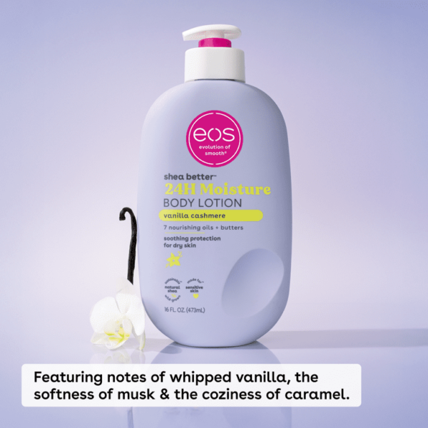 EOS SHEA BETTER 24H MOISTURE BODY LOTION VANILLA CASHMERE
