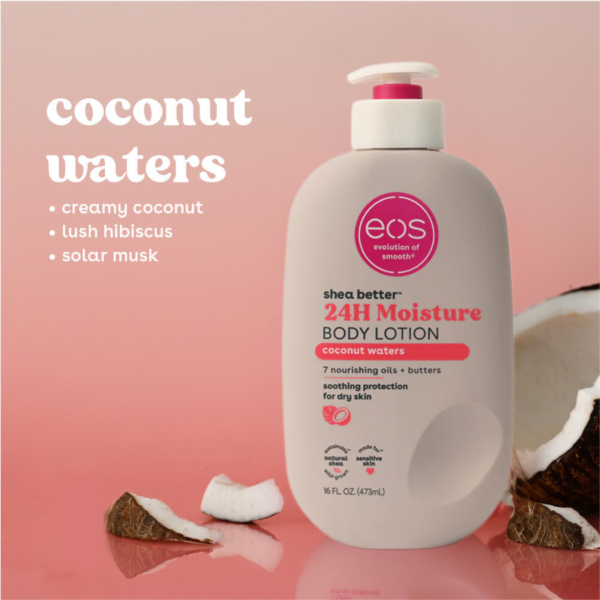 EOS SHEA BETTER 24H MOISTURE BODY LOTION  COCONUT WATERS