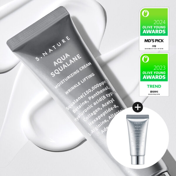 22897607-9099-4a2f-8fcd-c272aef3ec9f S.NATURE Aqua Squalane Moisturizing Cream Special Set – 60 ml + 30 ml