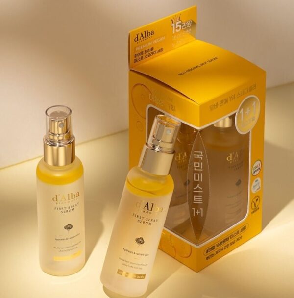 61dd69fa-0a17-4441-aaaa-5808d91cb65b d’Alba Piedmont White Truffle First Spray Serum – 100 ml × 2 (1+1 Set)