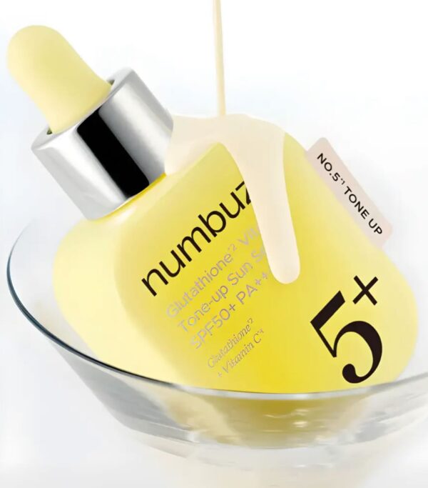 numbuzin No.5+ Glutathione Vitamin Tone-Up Sun Serum 30 ml