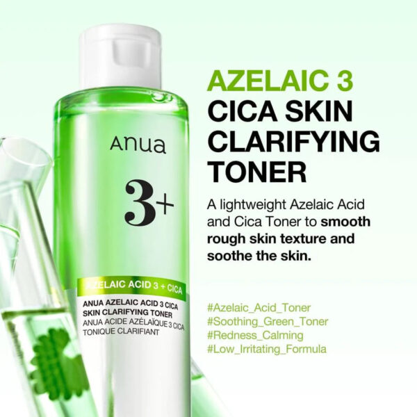 Anua – Azelaic Acid 3% + Cica Skin Clarifying Toner (250ml)