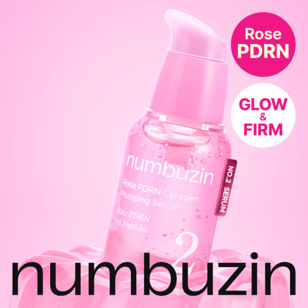 Numbuzin – No.2 Rose PDRN Collagen Plumping Serum