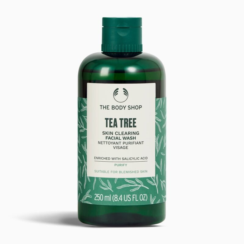 the body shop tea tree skin cleansing facial wash 250ml