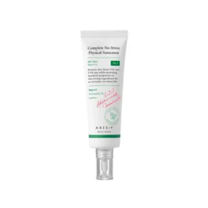 axis y complete n stress physical sunscreen spf50+
