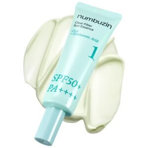 numbuzin n1 clear filter sun essence spf50
