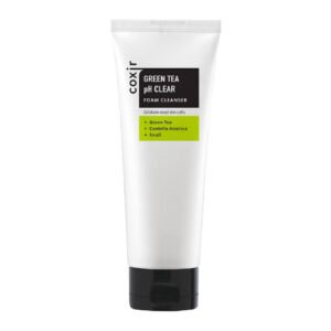 coxir green tea ph clear foam cleanser 150ml