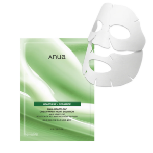 anua heartleaf cream sheet mask night solution 1 p anua ammsud