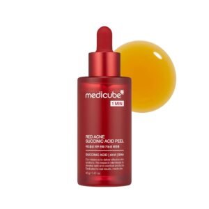 medicube 1min red acne succinic acid peel 40g medicube ammsud