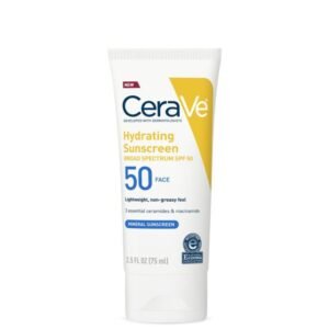 cerave hydrating mineral sunscreen 50 spf 75ml