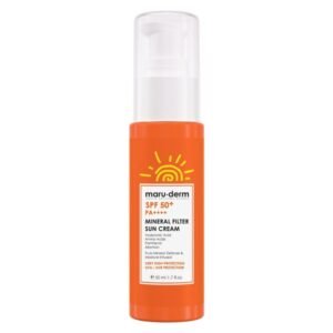 Maru-Derm Spf 50+ Pa++++ Mineral Filter Sun Cream 50ml